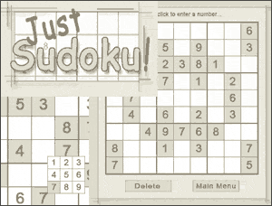 Screenshot for Just Sudoku 1.0
