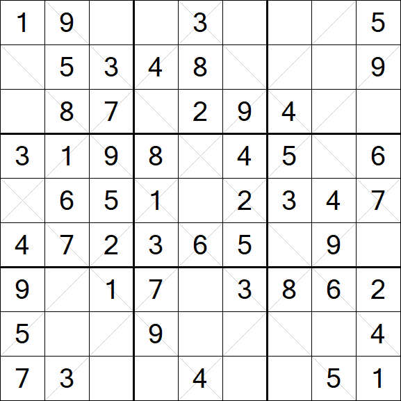 Argyle Sudoku - Easy