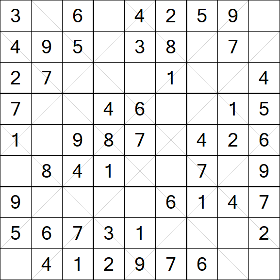 Argyle Sudoku - Easy