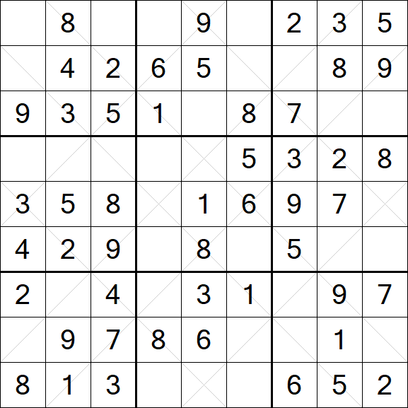 Argyle Sudoku - Einfach
