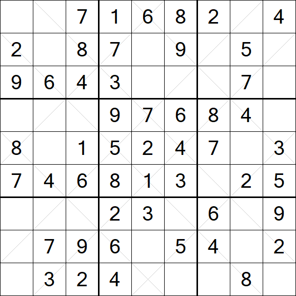 Argyle Sudoku - Easy
