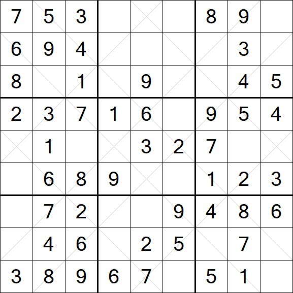 Argyle Sudoku - Easy