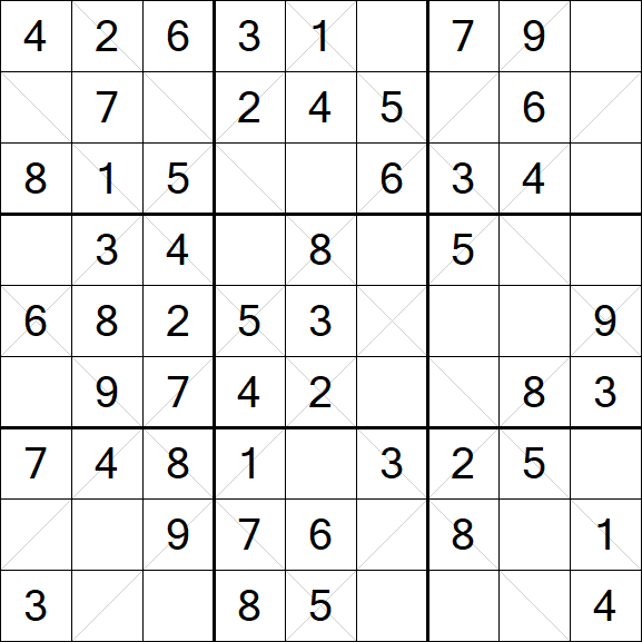 Argyle Sudoku - Easy