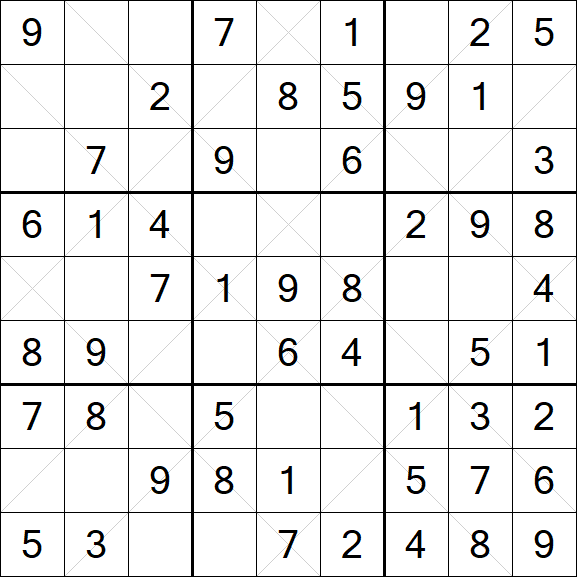 Argyle Sudoku - Easy
