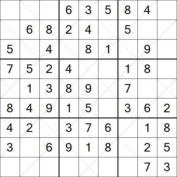 Argyle Sudoku - Einfach