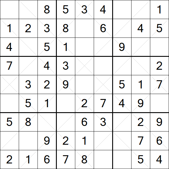 Argyle Sudoku - Simple