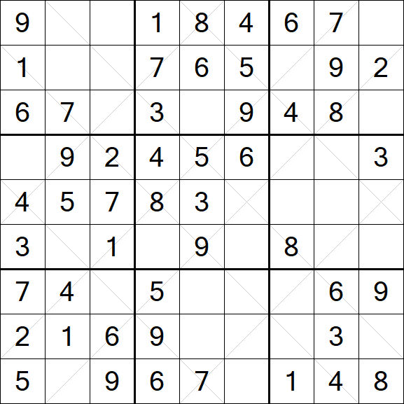 Argyle Sudoku - Simple