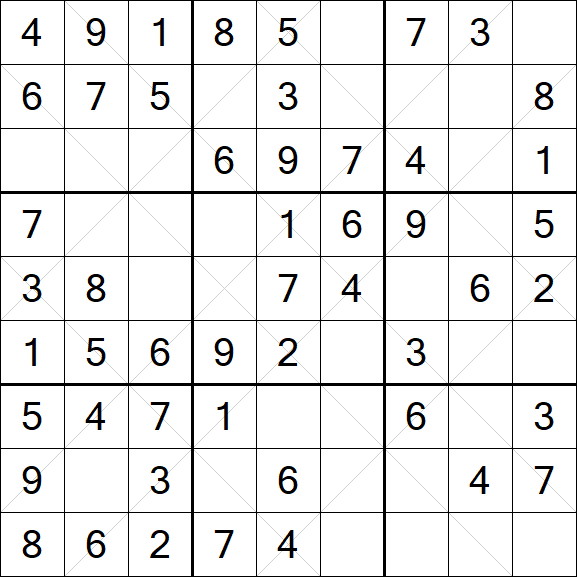 Argyle Sudoku - Simple