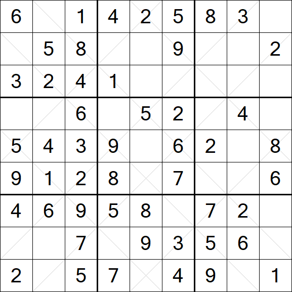 Argyle Sudoku - Einfach