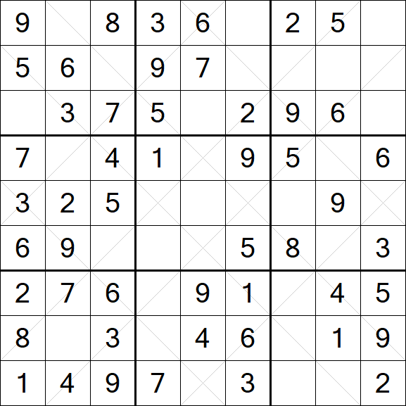 Argyle Sudoku - Simple
