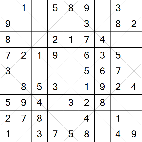Argyle Sudoku - Easy
