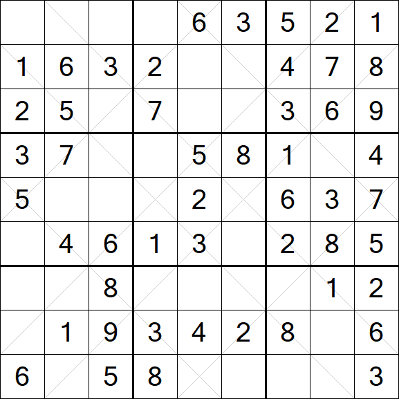 Argyle Sudoku - Easy