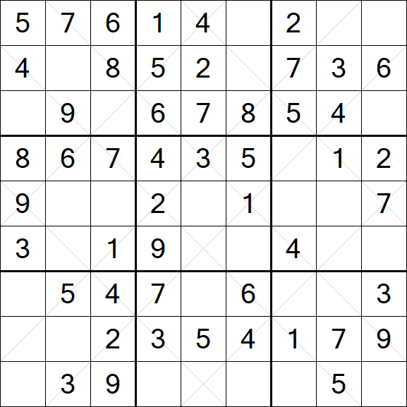 Argyle Sudoku - Easy