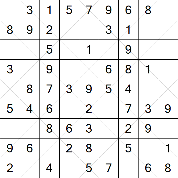 Argyle Sudoku - Einfach