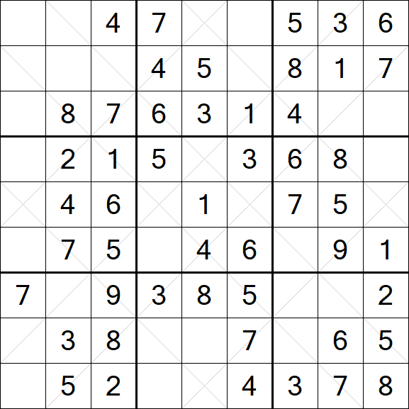 Argyle Sudoku - Einfach