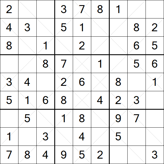 Argyle Sudoku - Easy