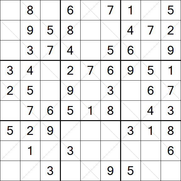 Argyle Sudoku - Easy