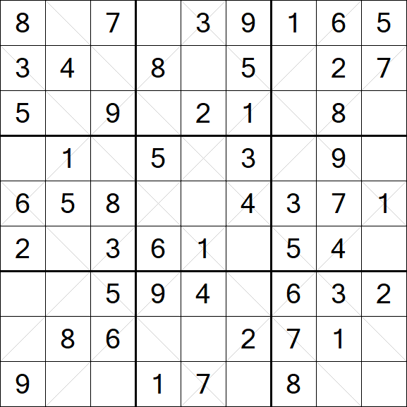 Argyle Sudoku - Easy