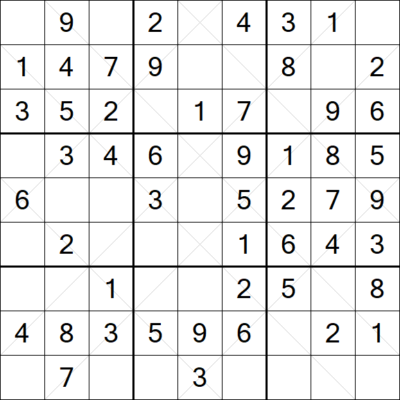 Argyle Sudoku - Simple