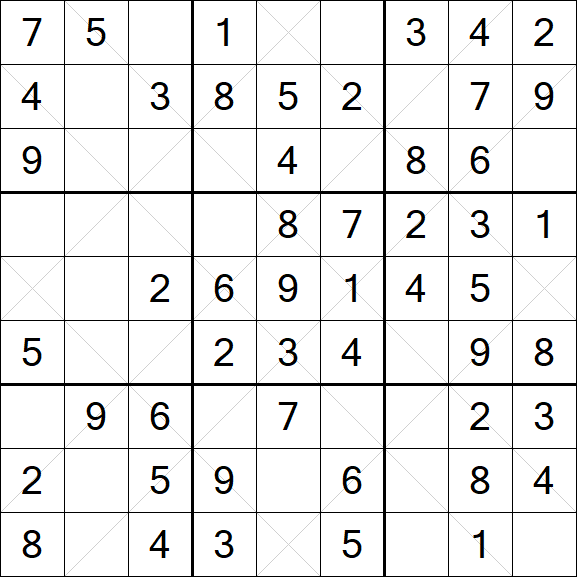Argyle Sudoku - Simple