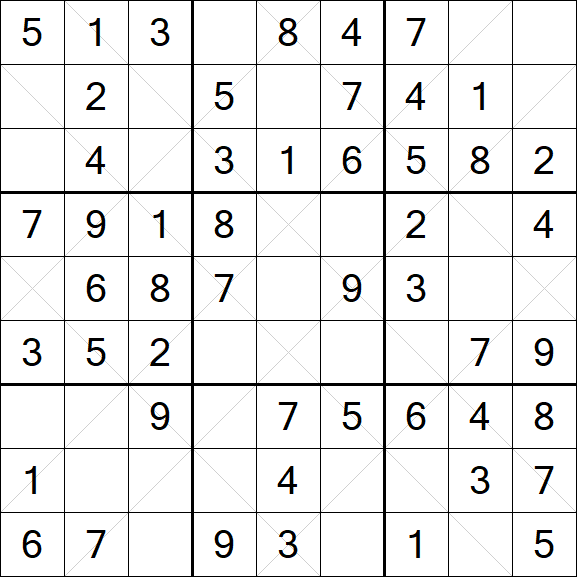 Argyle Sudoku - Simple