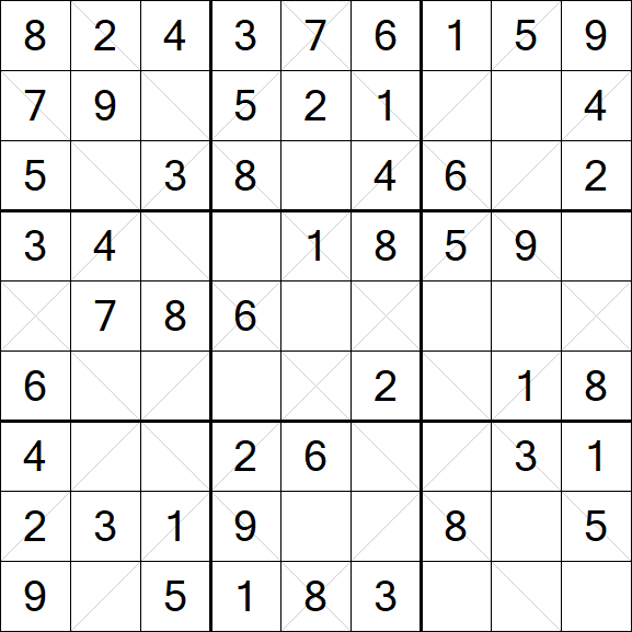 Argyle Sudoku - Easy