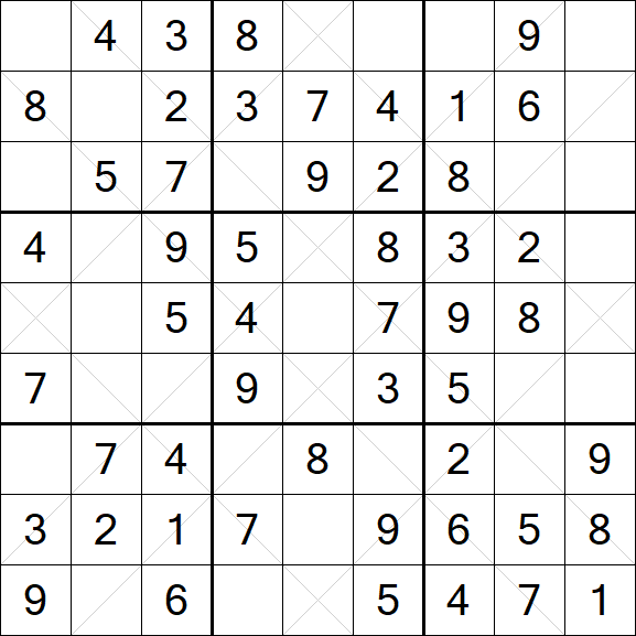 Argyle Sudoku - Einfach