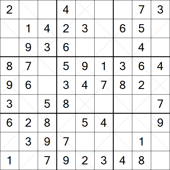 Argyle Sudoku - Einfach