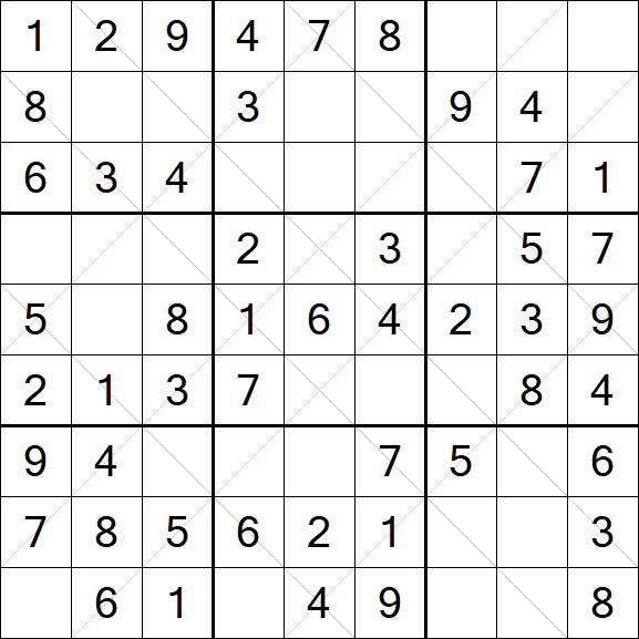 Argyle Sudoku - Einfach