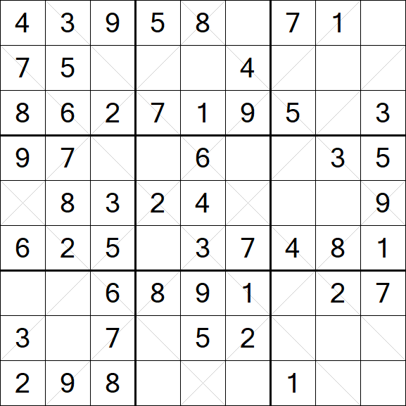 Argyle Sudoku - Einfach