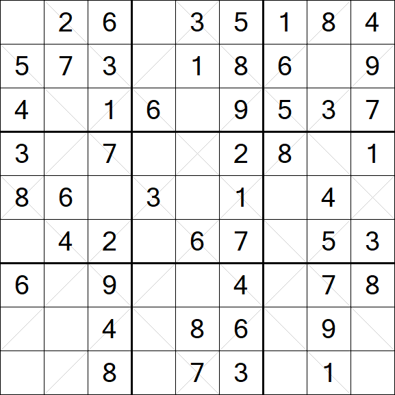 Argyle Sudoku - Einfach