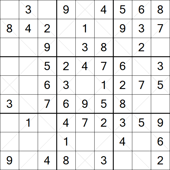 Argyle Sudoku - Einfach