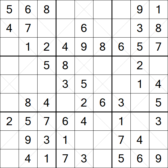 Argyle Sudoku - Einfach