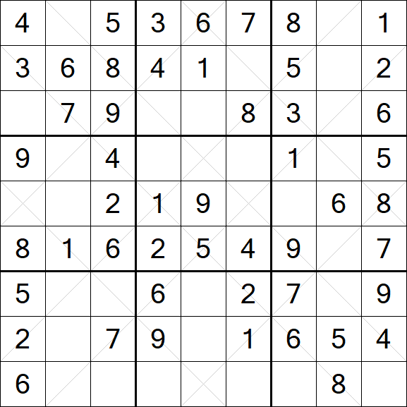 Argyle Sudoku - Easy