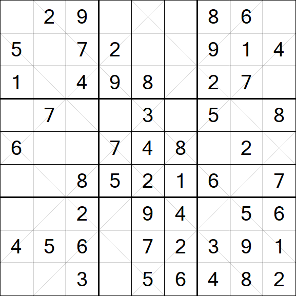 Argyle Sudoku - Simple
