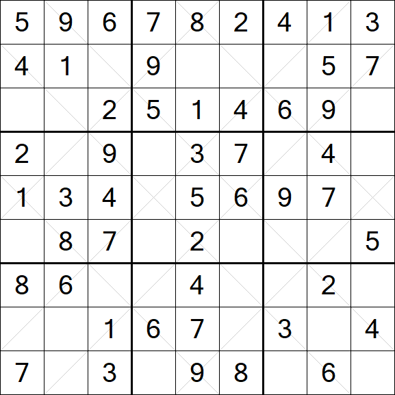Argyle Sudoku - Easy