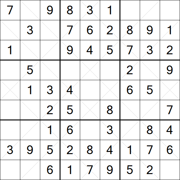 Argyle Sudoku - Easy