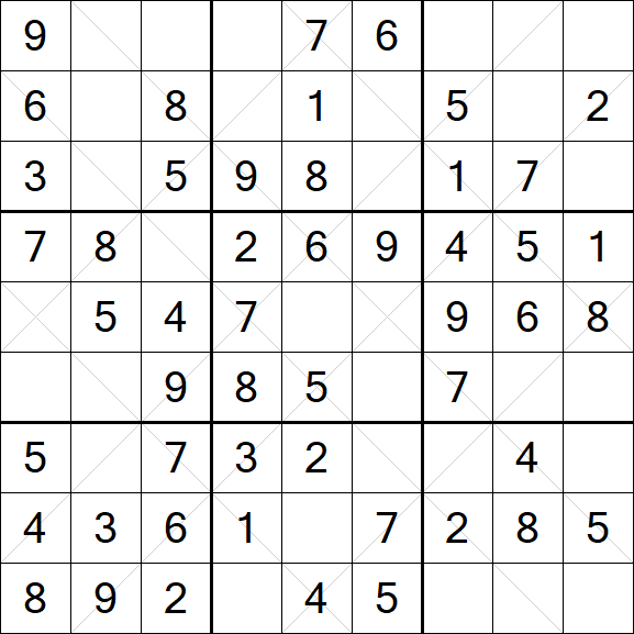 Argyle Sudoku - Einfach