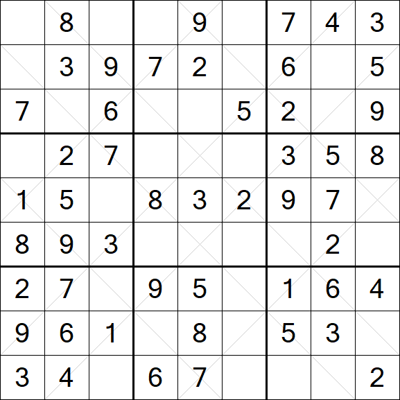 Argyle Sudoku - Easy