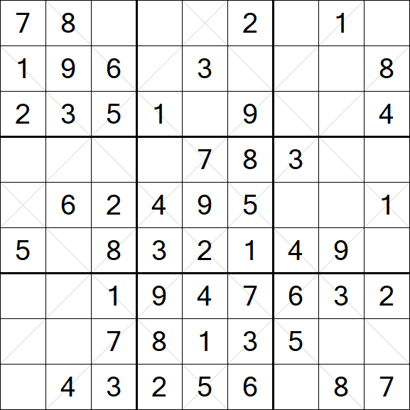 Argyle Sudoku - Easy