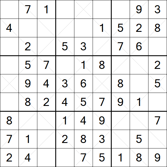 Argyle Sudoku - Easy