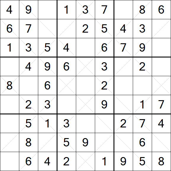 Argyle Sudoku - Easy