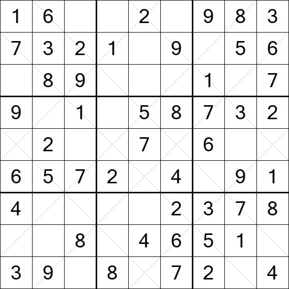 Argyle Sudoku - Easy