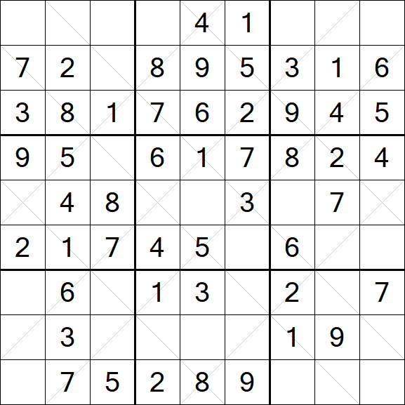 Argyle Sudoku - Easy