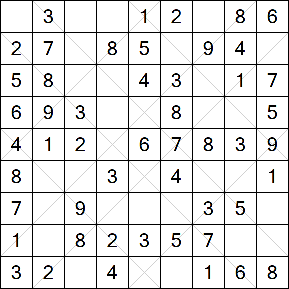 Argyle Sudoku - Easy