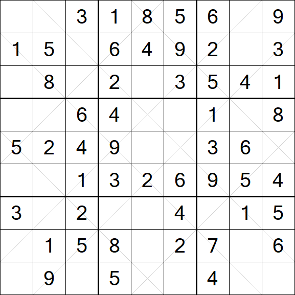 Argyle Sudoku - Simple