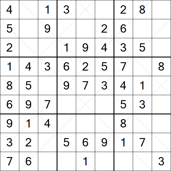 Argyle Sudoku - Einfach