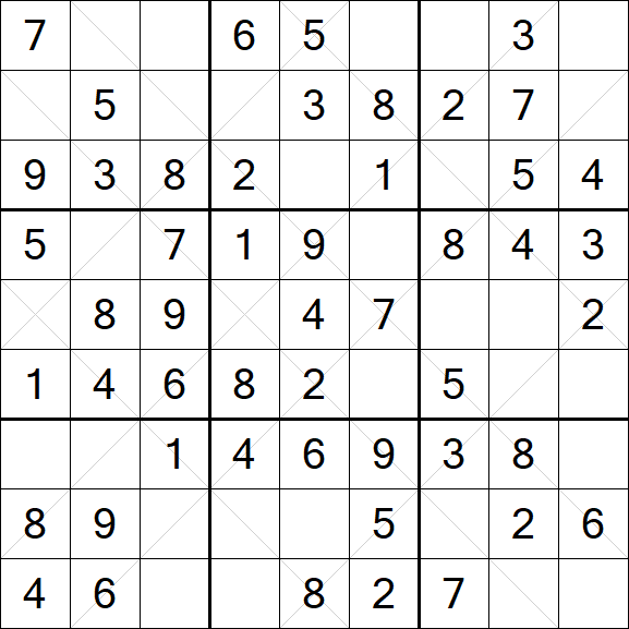 Argyle Sudoku - Einfach