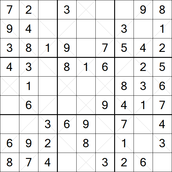 Argyle Sudoku - Einfach