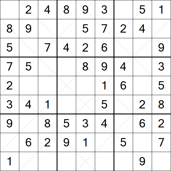 Argyle Sudoku - Easy